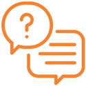 Icon For Ask The Right Questions.