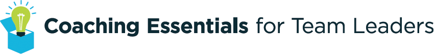 Coaching Essentials for Team Leaders logo.