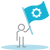 Illustration Of Character Representing Development.