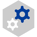 Icon Design Representing Implementation.