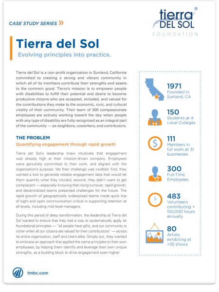 Image of Tierra del Sol Case Study PDF.